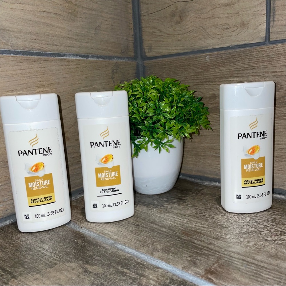 🆕Pantene Pro-V moisture 2 Conditioner 3.38 fl oz 1 shampoo TRAVEL SIZE Hydrate